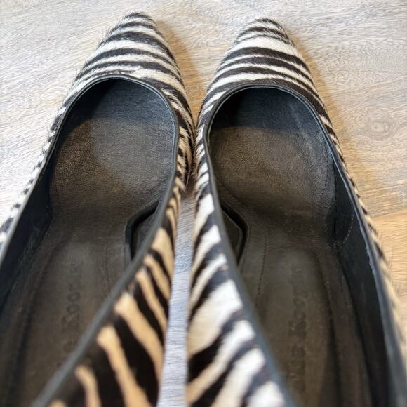 The Kooples Women's Zebra Print Calf Hair Pointed Toe Heels EU Size 39 US 8.5 - Picture 11 of 11